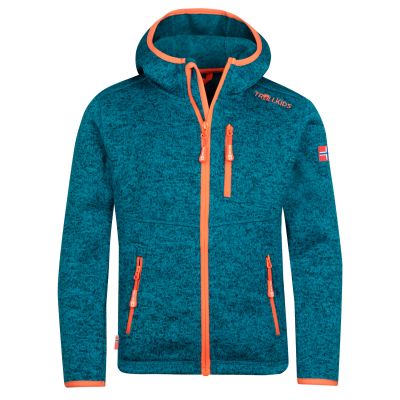 Kurtka polarowa Trollkids Kids Jondalen Jacket XT atlantic Jr 222-197