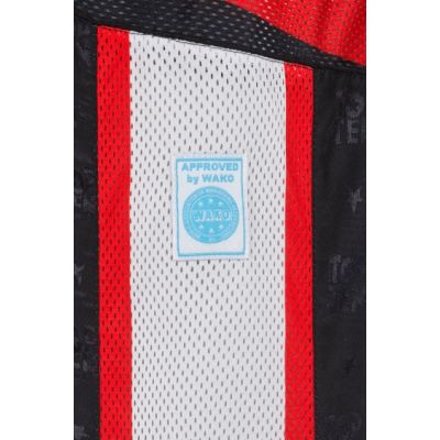 5. Strój do kickboxingu TOP TEN “Urban Arts” czarno-czerwony (WAKO APPROVED new)