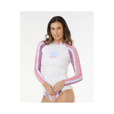 2. Lycra damska RIP CURL Coastal Instinct Upf Ls Rv biała