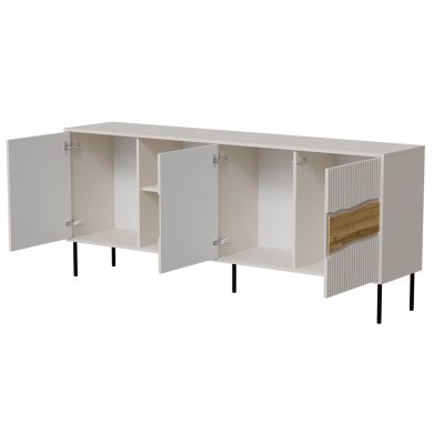 2. Komoda INSERTO 3D1W 190x40x80 kaszmir + LED