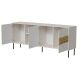 2. Komoda INSERTO 3D1W 190x40x80 kaszmir + LED
