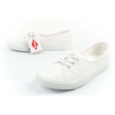 8. Lee Cooper buty trampki damskie sportowe białe wsuwane baleriny