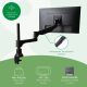 9. Uchwyt do monitorów R-Go Tools R-Go Monitorarm 0"-32" 2TFT Max.9KG Caparo 4 Gasfeder sidabrinis