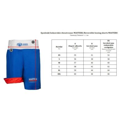 9. Spodenki bokserskie Masters M 06235-M