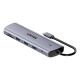 11. UNITEK D1113BGY01 huby i koncentratory 2 x USB 3.2 Gen 2 (3.1 Gen 2) Type-C 1000 Mbit/s Szary
