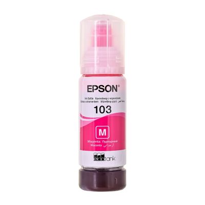 4. Tusz Epson C13T00S34A (oryginał 103; 65 ml; czerwony)