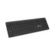 2. NATEC KLAWIATURA TANG US BEZPRZEWODOWA BT + 2.4GHZ CICHA SLIM CZARNA