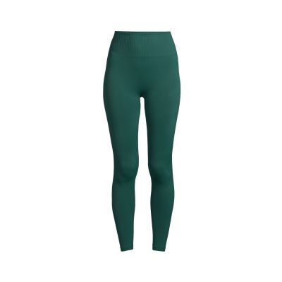 Legginsy CASALL Seamless Graphical Rib High Waist Tights zielony
