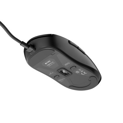 12. Mysz dla graczy Fury Tanto T4 12000DPI RGB czarna gamingowa przewodowa