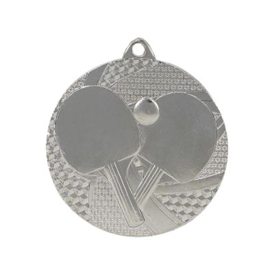 6. Medal srebrny- tenis stołowy - medal stalowy