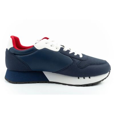 4. U.S Polo Assn buty sportowe sneakersy męskie modne wygodne granatowe