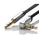 7. Ugreen płaski kabel przewód audio AUX 3,5 mm mini jack 2m srebrny (10599)