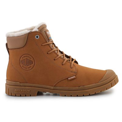 7. Buty Palladium sp20 Cuff Leather Waterproof WL M 79067-257-M Mahogany