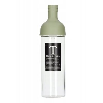 8. Butelka z filtrem Cold Brew Tea 750ml HARIO zgaszona zieleń