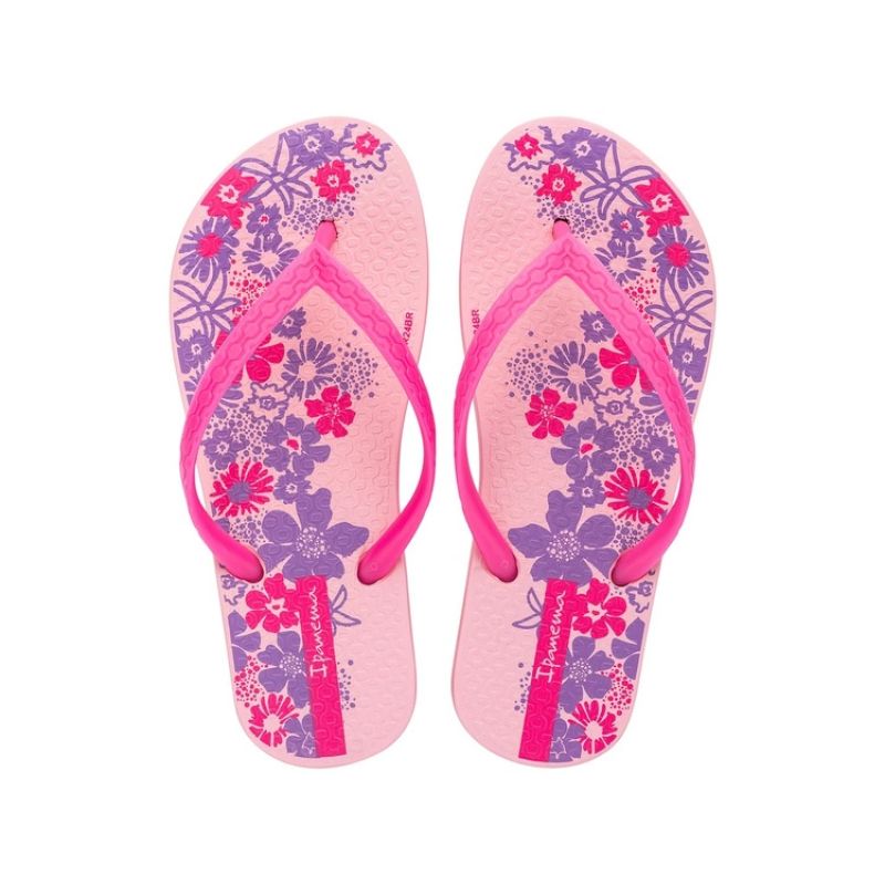 Ipanema Classic Happy klapki japonki dziecięce różowe dla dziewczynki