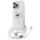Etui Karl Lagerfeld IML Choupette Head & Cord Magsafe na iPhone 16 Pro Max - przezroczyste