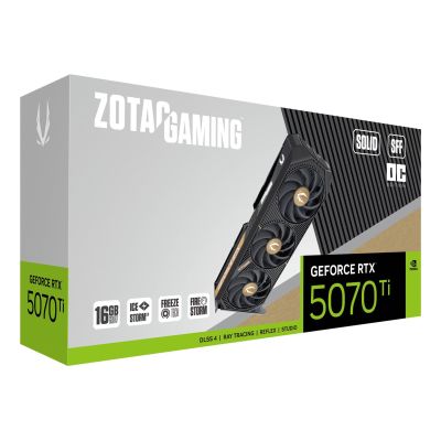 23. Karta graficzna ZOTAC GAMING GeForce RTX 5070 Ti SOLID SFF OC 16GB