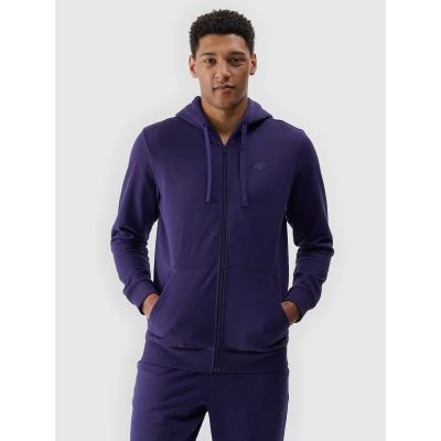 Bluza dresowa rozpinana z kapturem męska 4F 4FWMM00TSWSM1768-31S