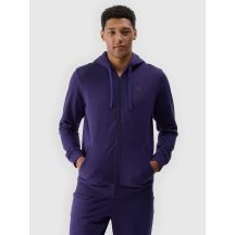 Bluza dresowa rozpinana z kapturem męska 4F 4FWMM00TSWSM1768-31S