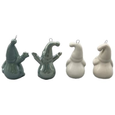 33. MIKOŁAJ ŚWIĄTECZNY CERAMICZNY BOMBKA 7,8CM 1 szt