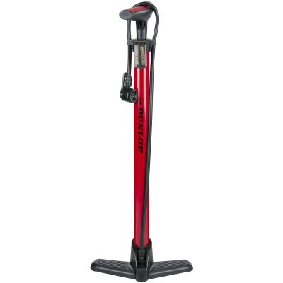 24. POMPKA WARSZTATOWO ROWEROWA DUNLOP 174psi (12bar) CZERWONA