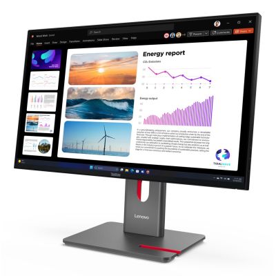3. Monitor Lenovo ThinkVision P24q-40, 23,8", Systemy ochrony przed włamaniem (IPS), proporcje 16:9, 120 Hz, 4 ms, 2560x1440, 300 cd/m2, HDMI: 1, Krucza czerń, Gwarancja 36 miesięcy