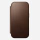 6. Nomad Modern Leather Folio pokrowiec na telefon komórkowy 16 cm (6.3") Brązowy