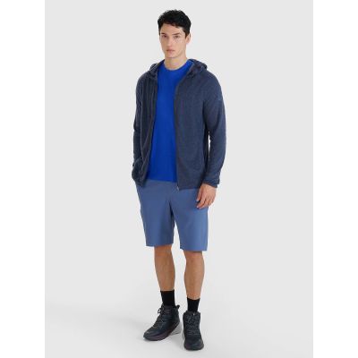 3. Bluza trekkingowa Primaloft Active rozpinana z kapturem męska 4F 4FWSS25TFSWM473-22S