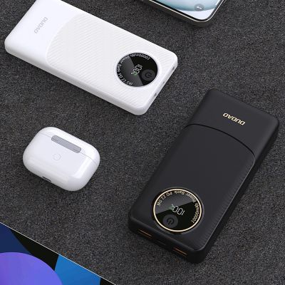 5. Powerbank Dudao K12 10000mAh PD22.5W USB-A, USB-C - biały