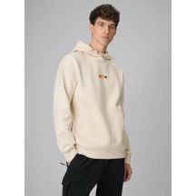 Bluza dresowa regular z kapturem męska 4F 4FRSS26TSWSM2894-12S