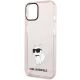 6. Etui Karl Lagerfeld Choupette Collection na iPhone 12 / 12 Pro - różowe