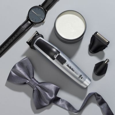 BaByliss 8-in-1 Titanium Srebrny, Czarny