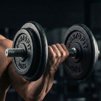 10. OBCIĄŻENIE ŻELIWNE CZARNE 10KG ENERO FIT fi26,5 1 szt.