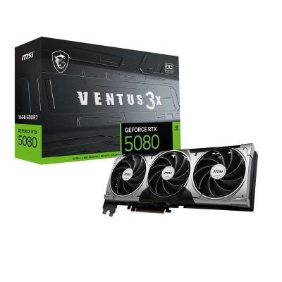 Karta graf. MSI RTX 5080 16G VENTUS 3X OC BLACK