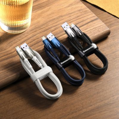 8. Baseus Glimmer Series kabel USB-A - Lightning 480Mb/s 2.4A 2m czarny