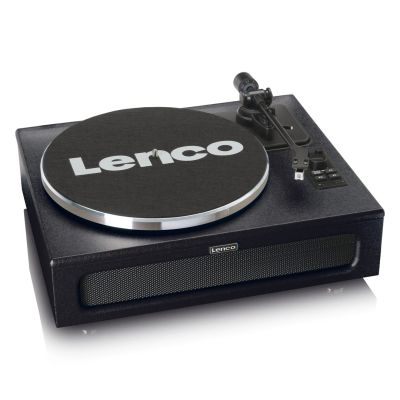 11. Lenco LS-430BK obrotowy talerz gramofonu Gramofon z napędem pasowym Czarny