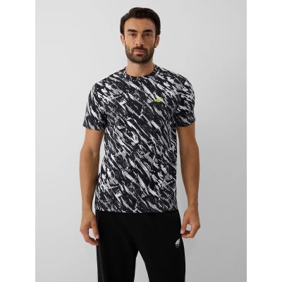 T-shirt regular z nadrukiem męski 4F 4FRAW26TTSHM4664-20A