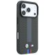 4. Etui BMW M Quadrille Kevlar Tricolor Print Lines MagSafe na iPhone 18 Pro Max / 17 Pro Max - ciemnoszare