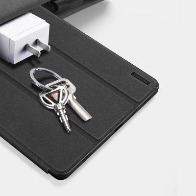 6. Etui z ekoskóry Dux Ducis Domo z podstawką do Samsung Tab S10+ / S9+ / S9 FE+ - czarne