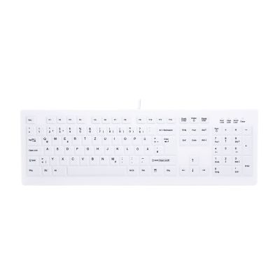 4. CHERRY AK-C8100F-U1-W/GE klawiatura Medyczna USB QWERTZ Niemiecki Biały