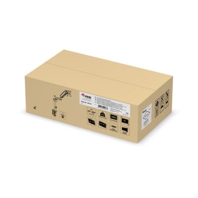 7. Equip 650132 uchwyt / stojak do monitorów 81,3 cm (32") Biurko Czarny