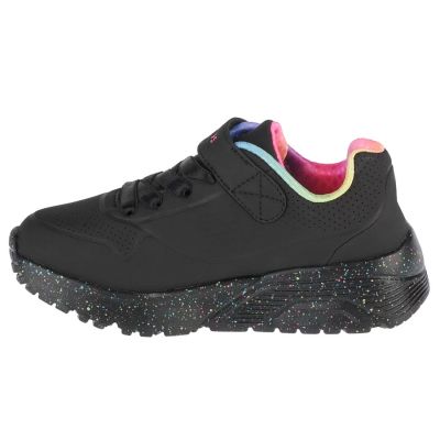 2. Skechers Uno Lite Rainbow Specks 310457L-BKMT Czarne 29