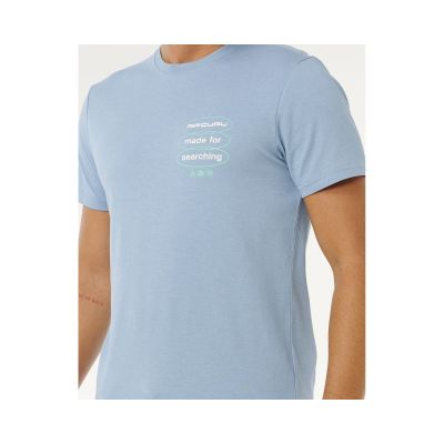 4. Koszulka męska RIP CURL Vaporcool Search 3 Stacks Tee niebieska