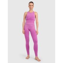 Legginsy do jogi i pilatesu bezszwowe damskie 4F 4FWAW25TFTIF407-54A