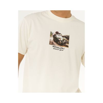 5. Koszulka męska RIP CURL Search Rig Tee biała