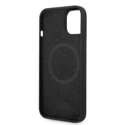 7. Etui Karl Lagerfeld Silicone Ikonik Magsafe na iPhone 14 Plus - czarne