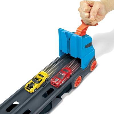 12. Hot Wheels City Wyscigowy Transporter 2W1 Gvg37