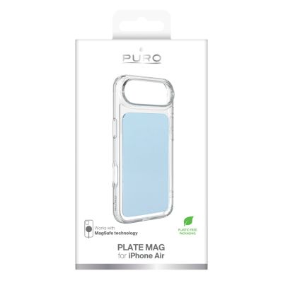 2. Etui Puro Plate Mag na iPhone 17 Air kompatybilne z MagSafe - jasnoniebieskie