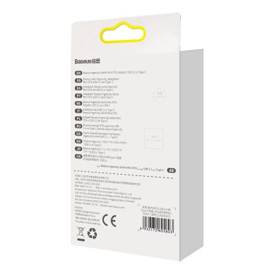 6. Baseus Ingenuity Series Mini przejściówka adapter USB 3.1 OTG do USB Typ C niebieski (ZJJQ000103)