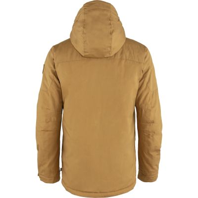 2. Kurtka zimowa z kapturem męska Fjällräven Skogsö Padded Jacket M ocieplana brązowa (F82279-232)